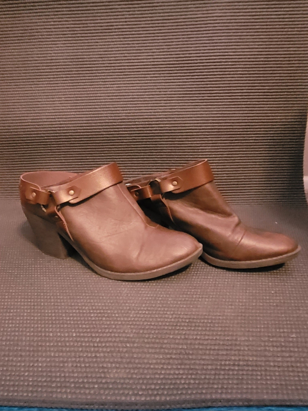 Blowfish Malibu Leather Clog Mules SIZE 8 WESTERN BOHO
